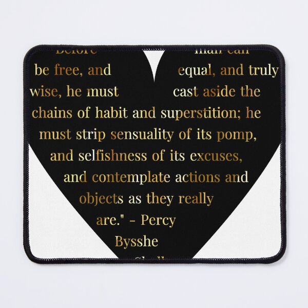 Item preview, Percy Bysshe Shelley Quote in Heart designed and sold by TheIconSmith.