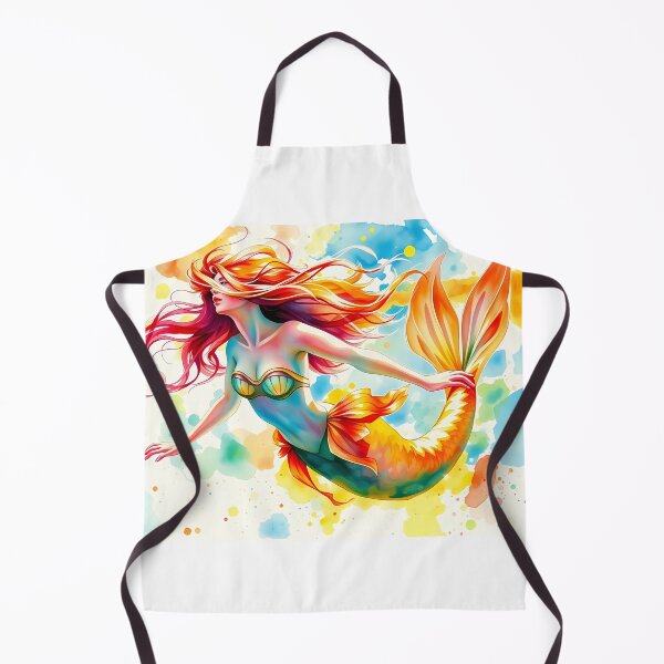 Item preview, Colorful Mermaid Swimming designed and sold by cuprum.