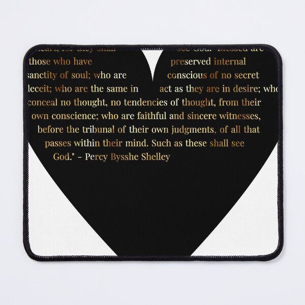 Item preview, Percy Bysshe Shelley Quote in Heart designed and sold by TheIconSmith.