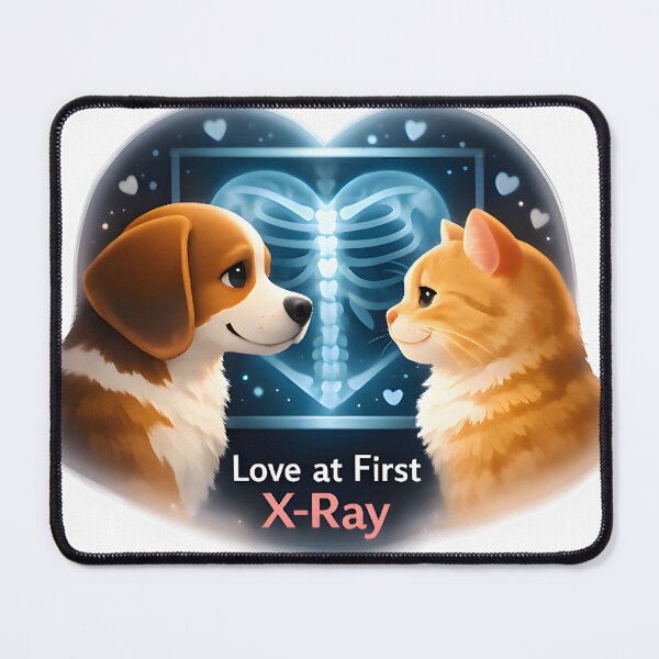 Item preview, Love at First X-Ray – Veterinary Radiology Valentine Design designed and sold by Bettybee00.