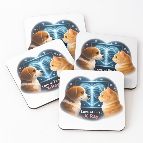 Item preview, Love at First X-Ray – Veterinary Radiology Valentine Design designed and sold by Bettybee00.
