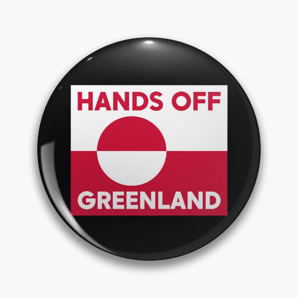 Item preview, Hands Off Greenland - Anti Trump designed and sold by PixVib.