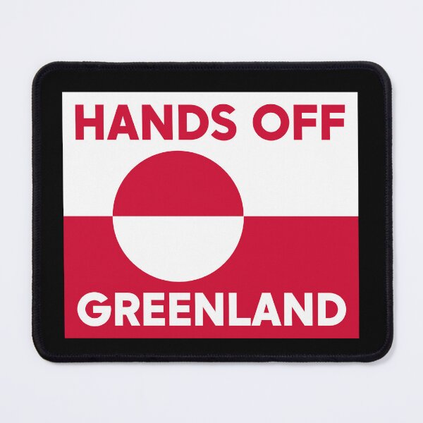 Item preview, Hands Off Greenland - Anti Trump designed and sold by PixVib.