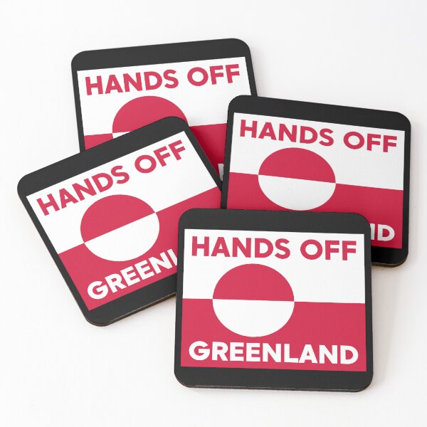 Item preview, Hands Off Greenland - Anti Trump designed and sold by PixVib.
