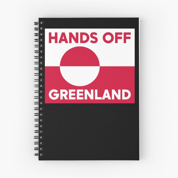 Item preview, Hands Off Greenland - Anti Trump designed and sold by PixVib.