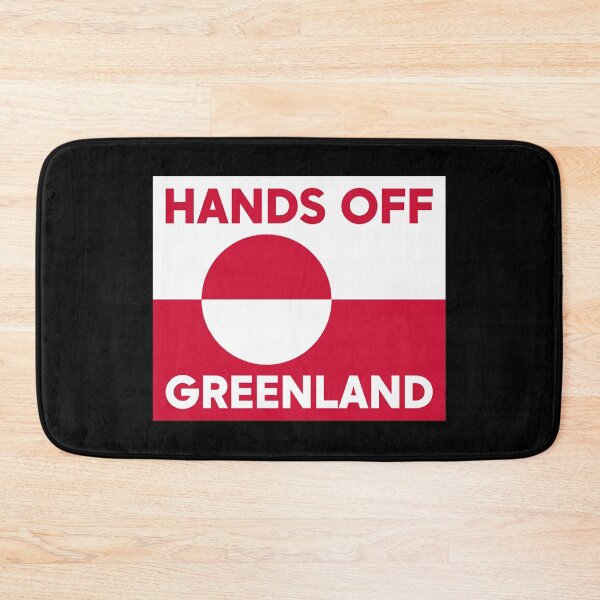 Item preview, Hands Off Greenland - Anti Trump designed and sold by PixVib.