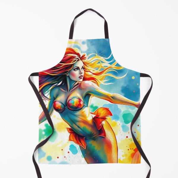 Item preview, Vibrant Mermaid in Splash of Color designed and sold by cuprum.