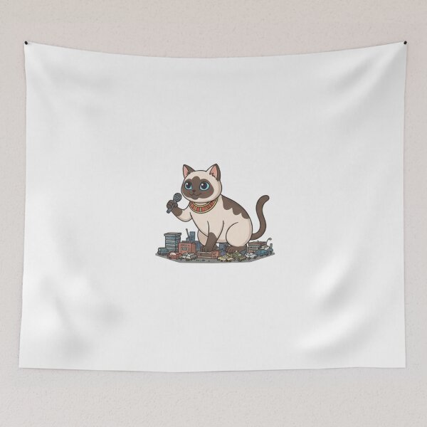 Item preview, giant cat singing designed and sold by likekillersx.