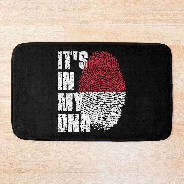 Item preview, IT'S IN MY DNA Monaco Flag Roots designed and sold by CosmoKitsch.