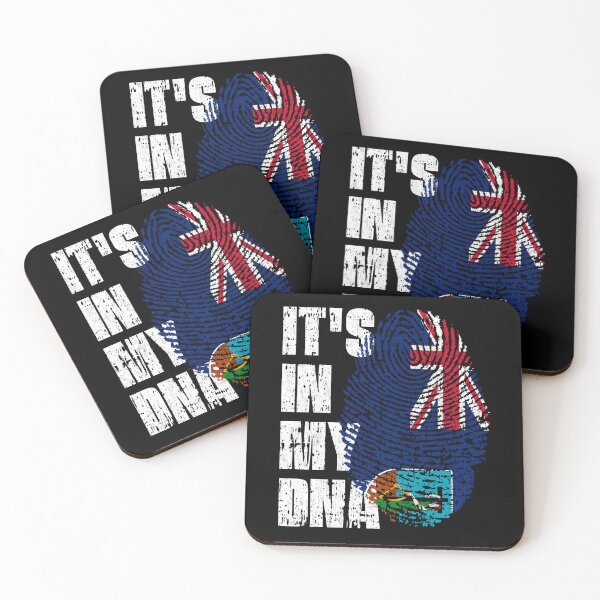 Item preview, IT'S IN MY DNA Montserrat Flag Roots designed and sold by CosmoKitsch.