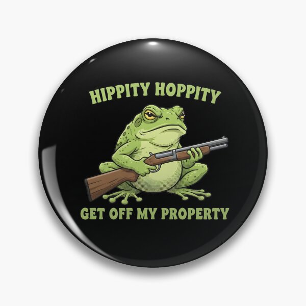 Item preview, Hippity Hoppity Get Off My Property Frog designed and sold by dudelinart.