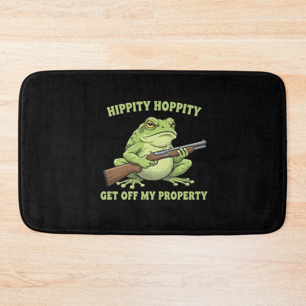 Item preview, Hippity Hoppity Get Off My Property Frog designed and sold by dudelinart.