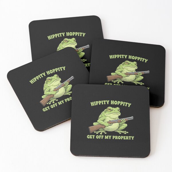 Item preview, Hippity Hoppity Get Off My Property Frog designed and sold by dudelinart.