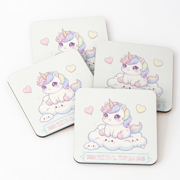 Item preview, Magical Dreams! Cute Pastel Kawaii Unicorn designed and sold by arup7980.