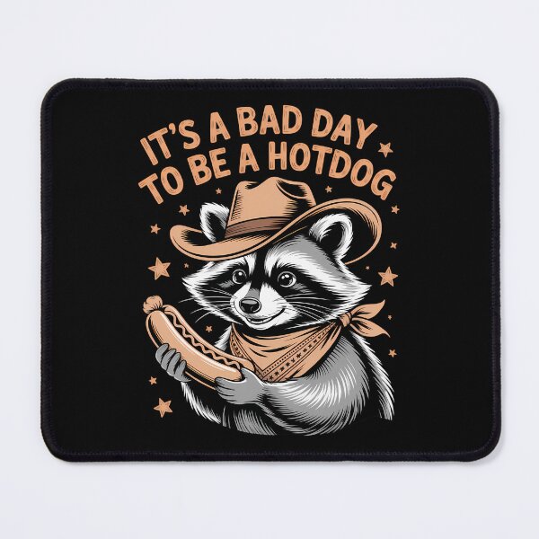 Item preview, Hotdog Joke Funny Raccoon Meme designed and sold by LittleBO5.