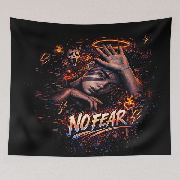 Item preview, Girl No fear street art  designed and sold by Natart1004.