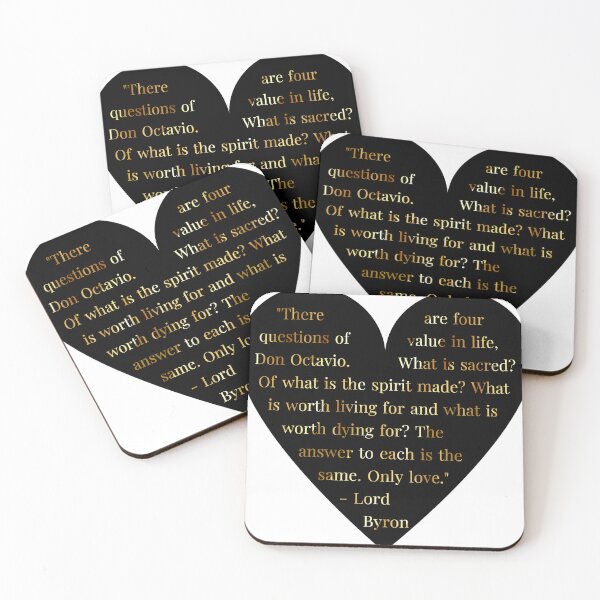 Item preview, Lord Byron Quote in Heart designed and sold by TheIconSmith.