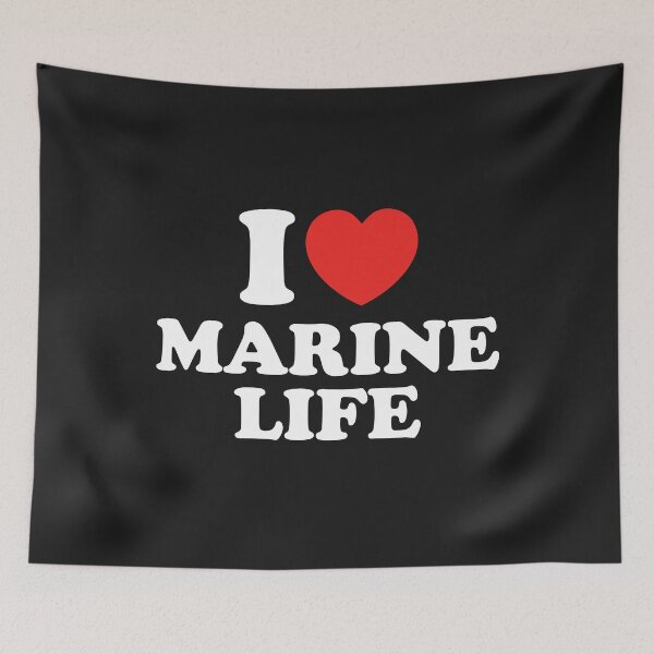 Item preview, I Love Marine Life designed and sold by shitpostee.