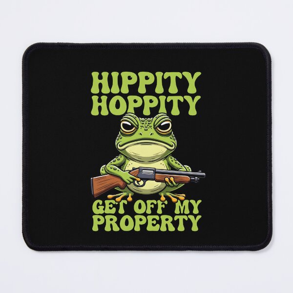Item preview, Hippity Hoppity Get Off My Property Frog designed and sold by dudelinart.