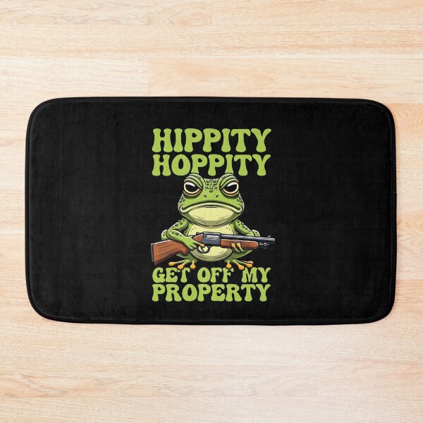 Item preview, Hippity Hoppity Get Off My Property Frog designed and sold by dudelinart.