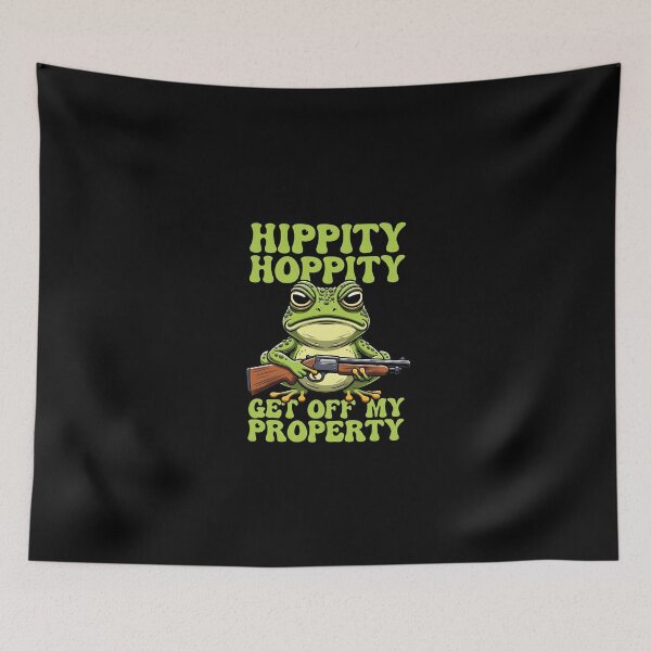 Item preview, Hippity Hoppity Get Off My Property Frog designed and sold by dudelinart.