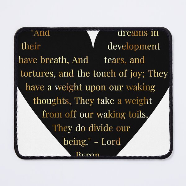 Item preview, Lord Byron Quote in Heart designed and sold by TheIconSmith.
