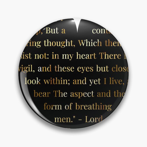Item preview, Lord Byron Quote in Heart designed and sold by TheIconSmith.