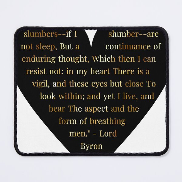 Item preview, Lord Byron Quote in Heart designed and sold by TheIconSmith.