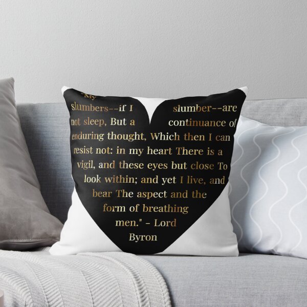 Item preview, Lord Byron Quote in Heart designed and sold by TheIconSmith.