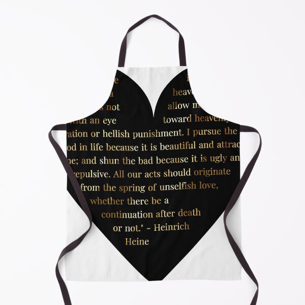 Item preview, Heinrich Heine Quote in Heart designed and sold by TheIconSmith.