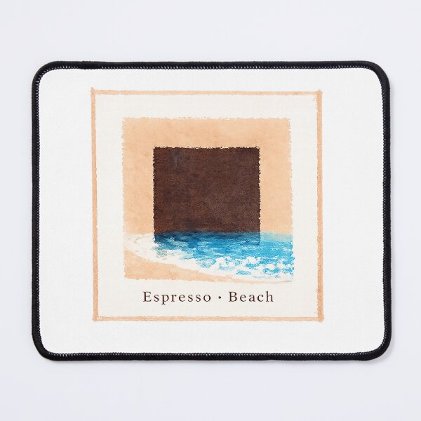 Item preview, Espresso Beach Minimalist T-Shirt | Coffee & Coastal Graphic Tee | Modern Abstract Art Shirt | Unisex Aesthetic Top designed and sold by tonyhopeirl.