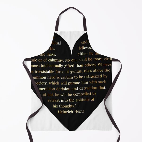 Item preview, Heinrich Heine Quote in Heart designed and sold by TheIconSmith.