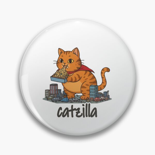 Item preview, monster cat eat pizza designed and sold by likekillersx.