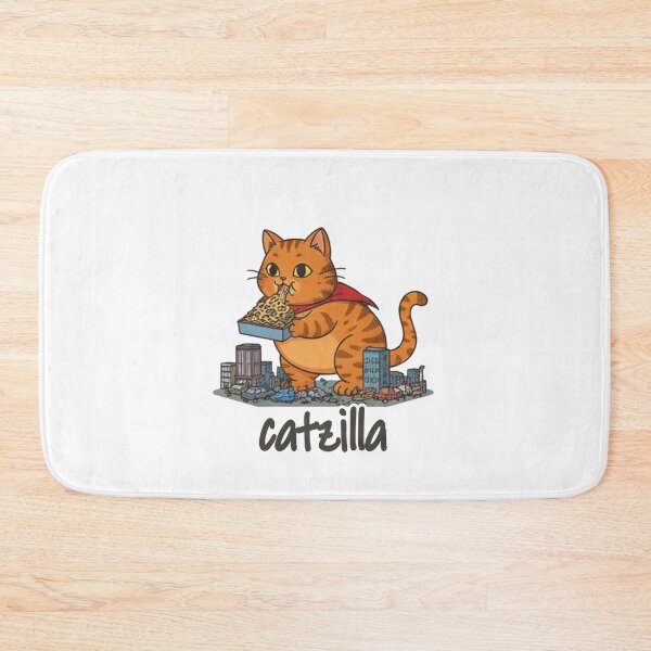 Item preview, monster cat eat pizza designed and sold by likekillersx.