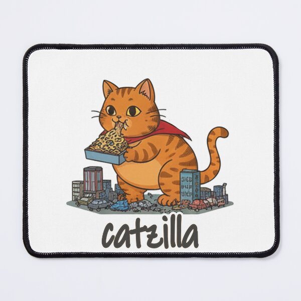 Item preview, monster cat eat pizza designed and sold by likekillersx.