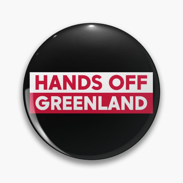 Item preview, Hands Off Greenland - Anti Trump designed and sold by PixVib.