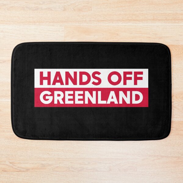 Item preview, Hands Off Greenland - Anti Trump designed and sold by PixVib.