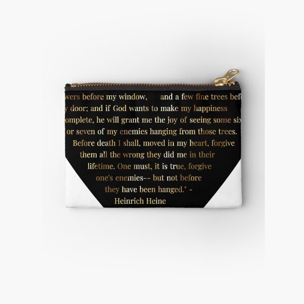 Item preview, Heinrich Heine Quote in Heart designed and sold by TheIconSmith.