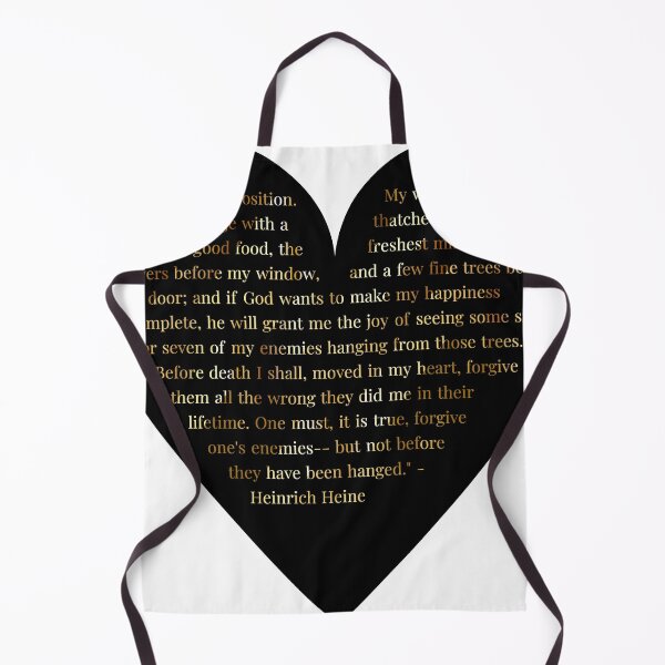 Item preview, Heinrich Heine Quote in Heart designed and sold by TheIconSmith.