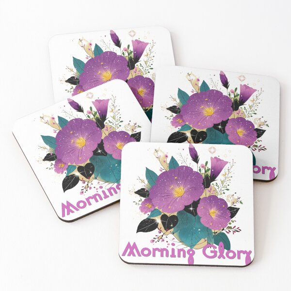 Item preview, Morning Glory: Blooming Magic in Purple and Gold designed and sold by ForeverPrintsOK.