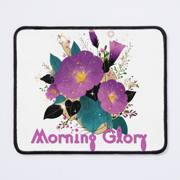 Item preview, Morning Glory: Blooming Magic in Purple and Gold designed and sold by ForeverPrintsOK.