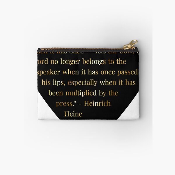 Item preview, Heinrich Heine Quote in Heart designed and sold by TheIconSmith.