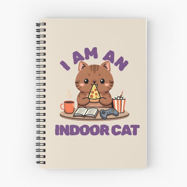 Item preview, Copy of I'm An Indoor Cat Game Cat Pizza designed and sold by dudelinart.