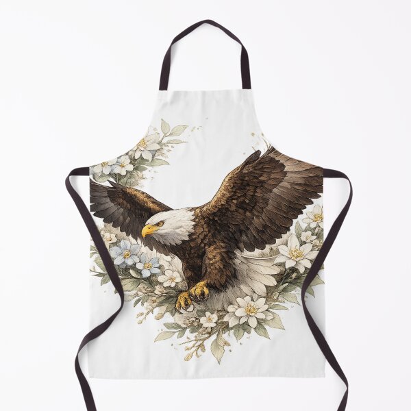 Artikelvorschau, Floral Bald Eagle entworfen und verkauft von photoparadise22.