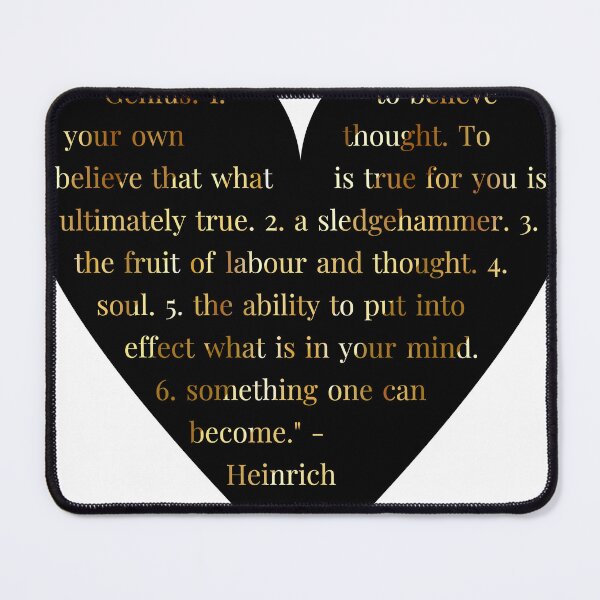 Item preview, Heinrich Heine Quote in Heart designed and sold by TheIconSmith.