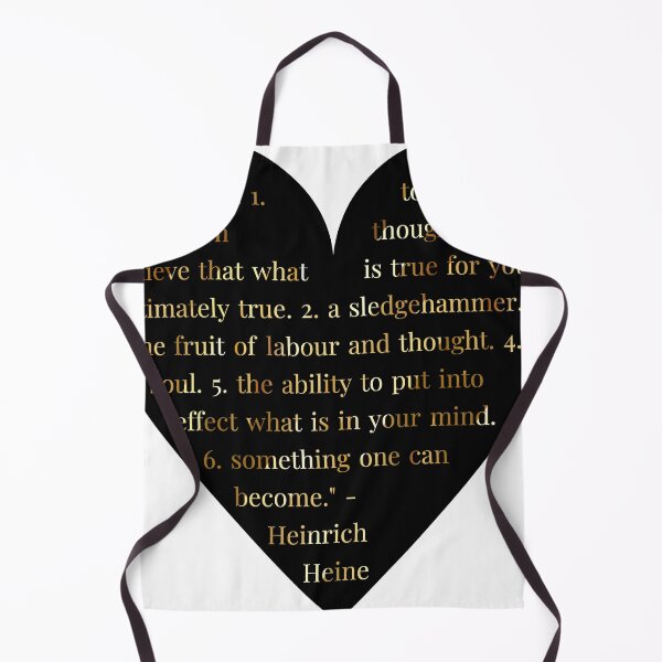 Item preview, Heinrich Heine Quote in Heart designed and sold by TheIconSmith.