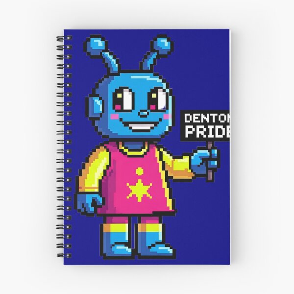 Item preview, Retro Pixel Alien - Arte comunitario de 8 bits de Denton Pride designed and sold by rendstuff ⭐⭐⭐⭐⭐.