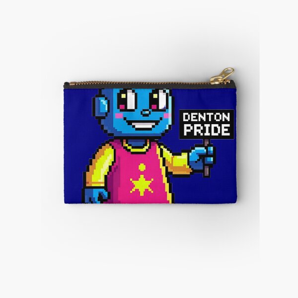 Item preview, Retro Pixel Alien - Denton Pride 8-bit Community Art designed and sold by rendstuff ⭐⭐⭐⭐⭐.