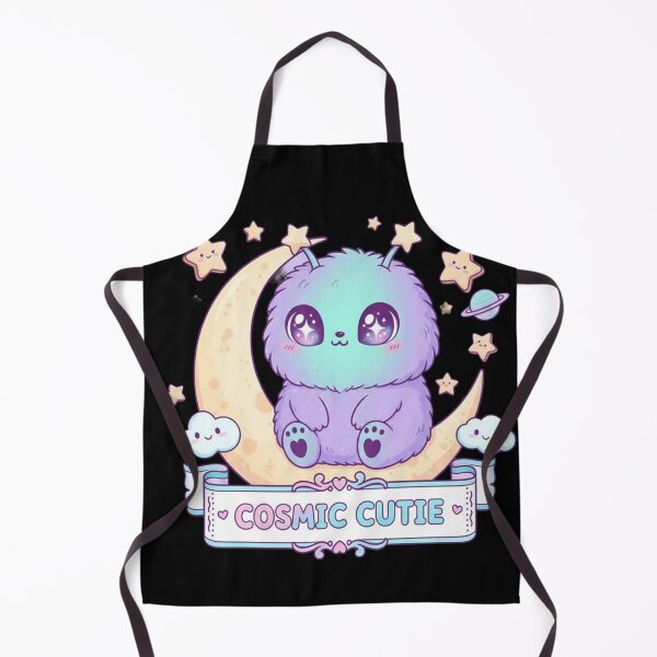 Item preview, Cosmic Cutie! Adorable Purple Space Monster on Moon designed and sold by arup7980.