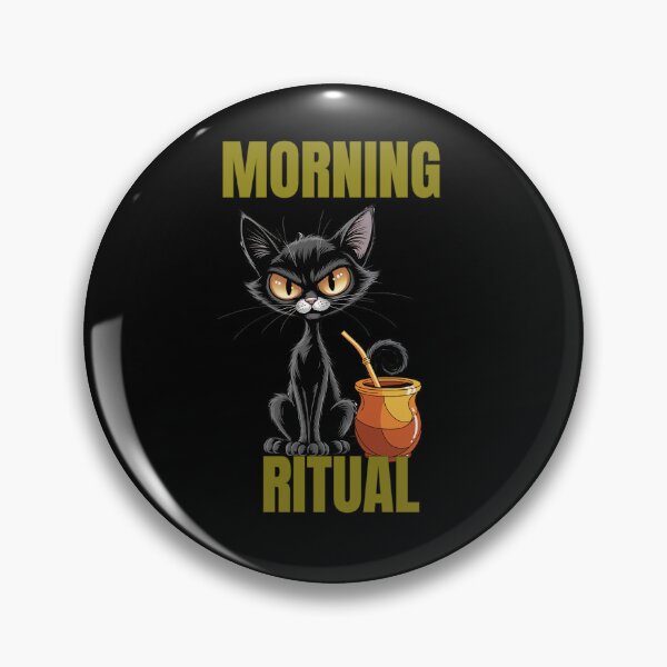 Item preview, Morning Ritual – Cat & Yerba Mate Calm Design designed and sold by GentleStudio.